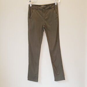 Federation Stretch Skinny Green Khaki Pants Juniors Size 14